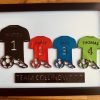 Personalised Football Shirt Family Picture