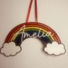 Personalised Rainbow Kids Door Sign | Room Décor