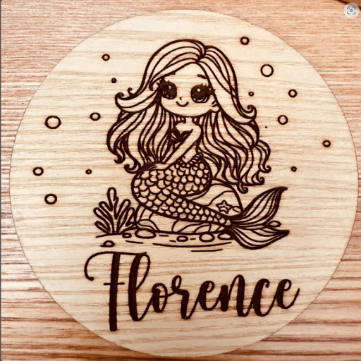 Personalised Laser Engraved Childs Stool