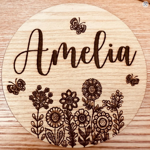 Personalised Laser Engraved Childs Stool