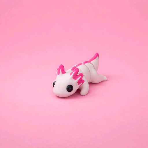 3D Printed Mini Fidget Collectables- Axolotl