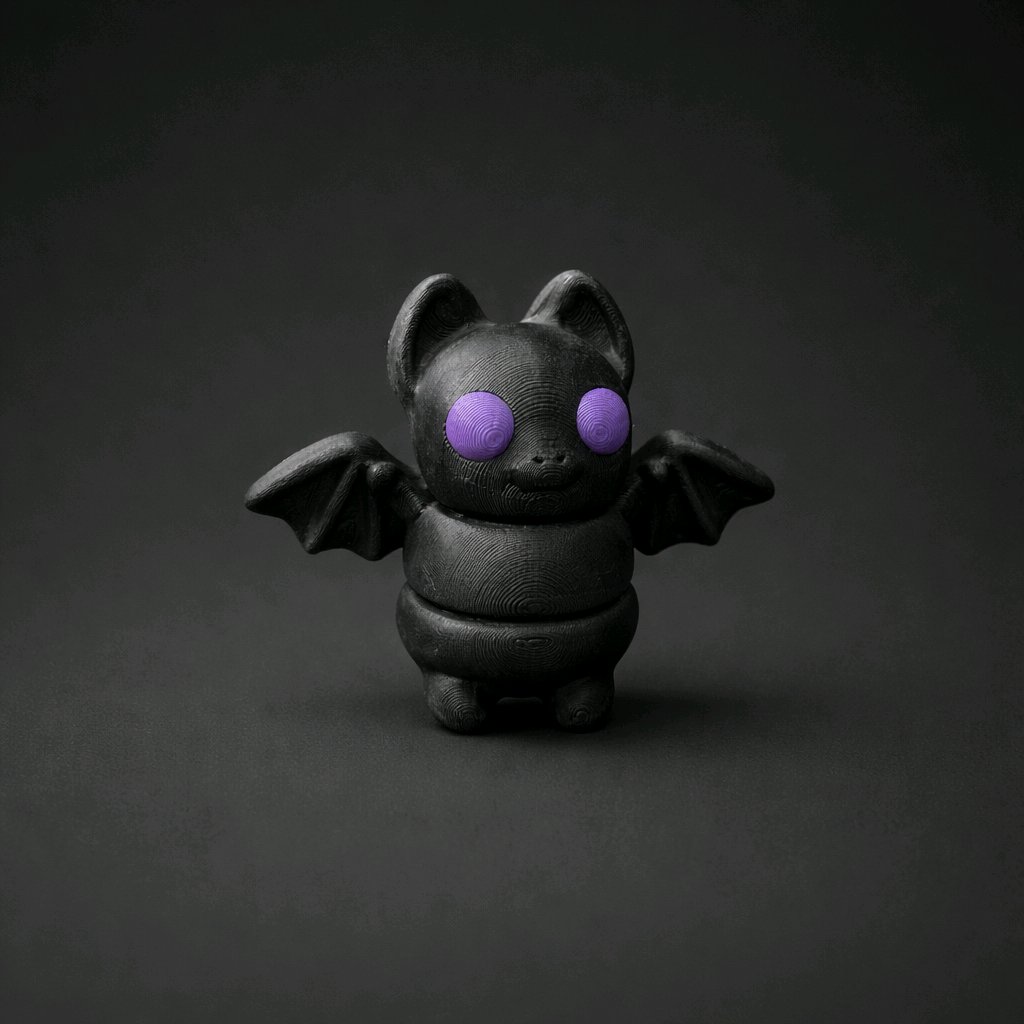 3D Printed Mini Fidget Collectables- Bat 3D Printed Mini Fidget Collectables- Bat - Image 2