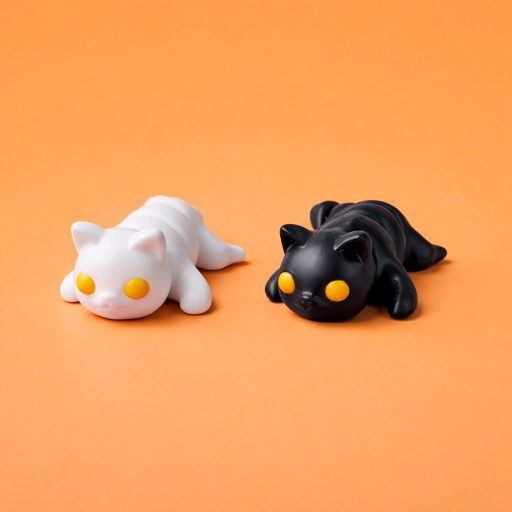 3D Printed Mini Fidget Collectables- Cat