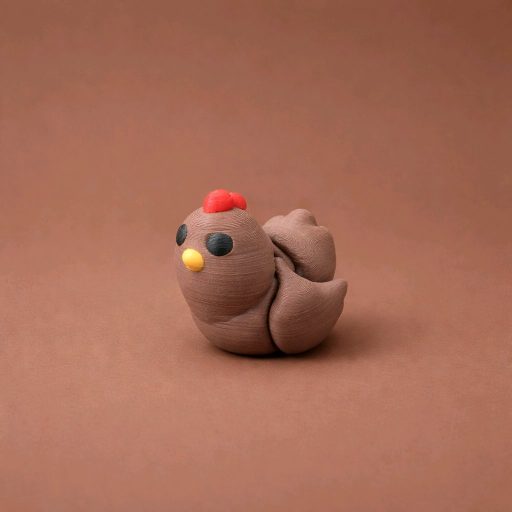 3D Printed Mini Fidget Collectables- Chick