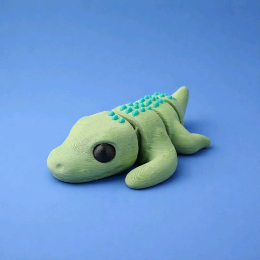 3D Printed Mini Fidget Collectables- Crocodile