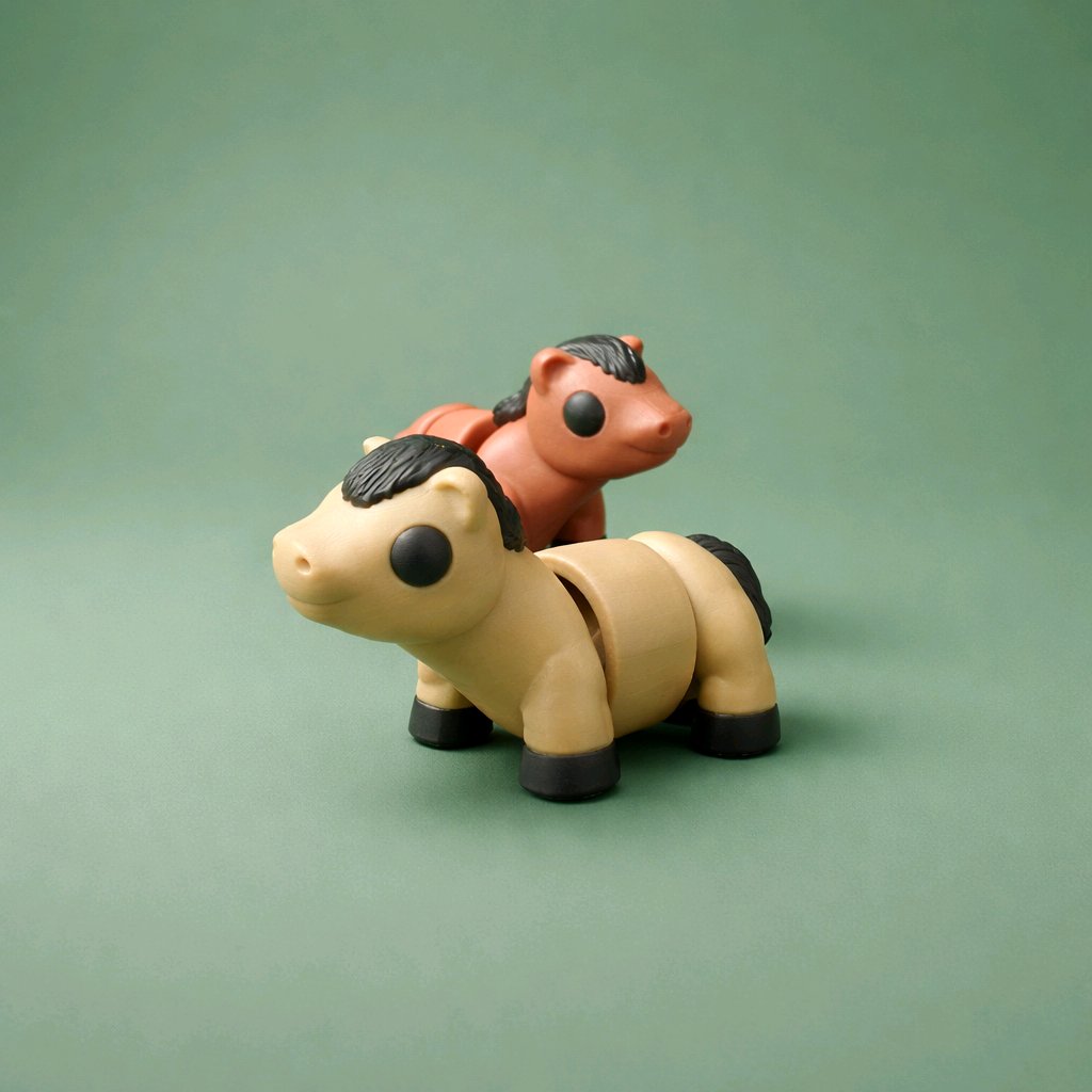 3D Printed Mini Fidget Collectables- Horse 3D Printed Mini Fidget Collectables- Horse