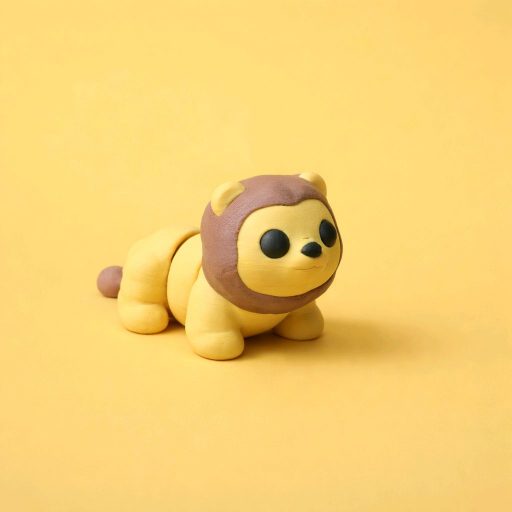 3D Printed Mini Fidget Collectables- Lion