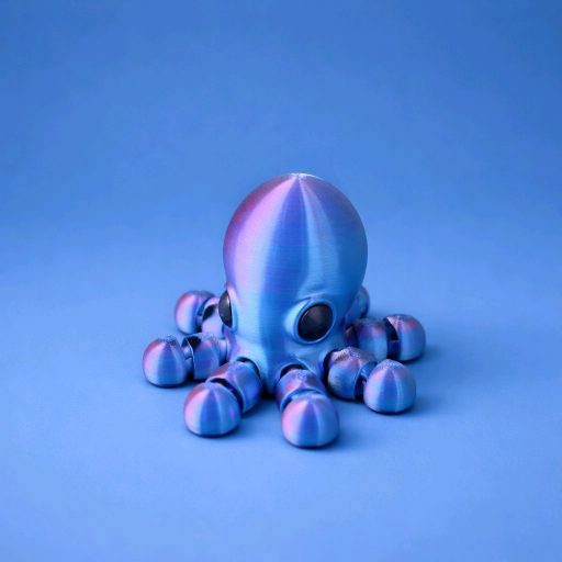 3D Printed Mini Fidget Collectables- Octopus