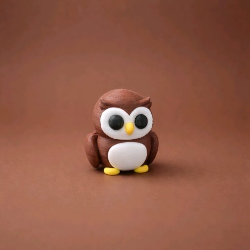 3D Printed Mini Fidget Collectables- Owl