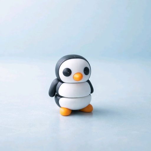 3D Printed Mini Fidget Collectables- Penguin