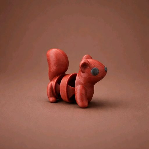 3D Printed Mini Fidget Collectables- Squirrel