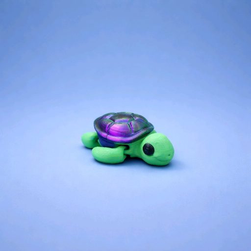 3D Printed Mini Fidget Collectables- Turtle