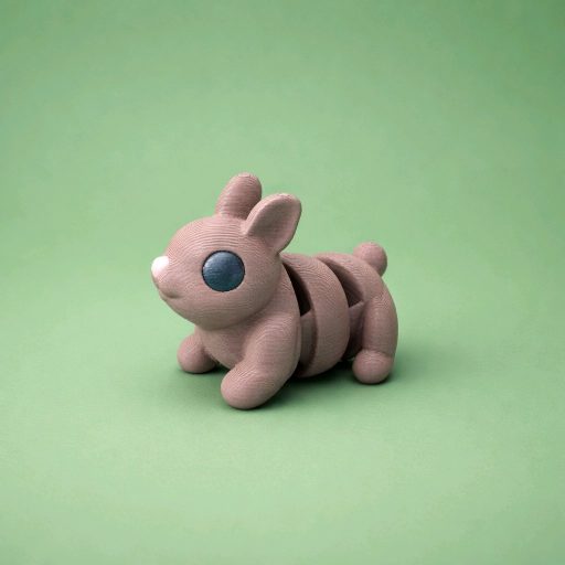 3D Printed Mini Fidget Collectables- Rabbit