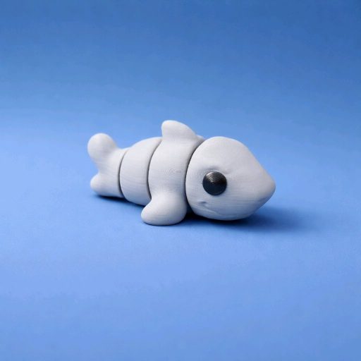 3D Printed Mini Fidget Collectables- Shark