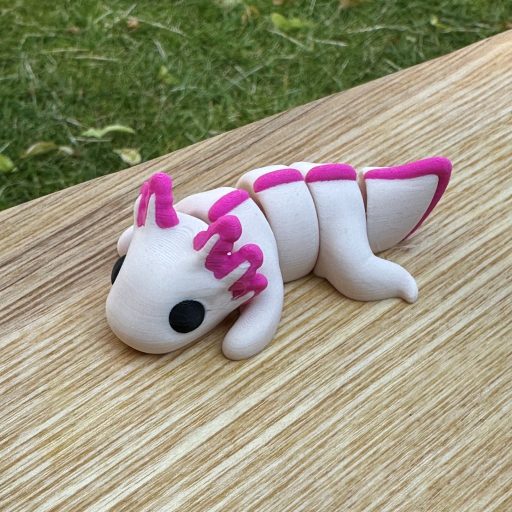 3D Printed Mini Fidget Collectables- Axolotl