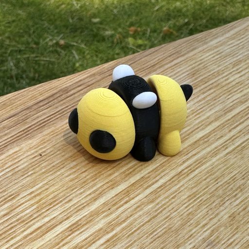 3D Printed Mini Fidget Collectables- Bumble Bee