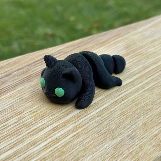 3D Printed Mini Fidget Collectables- Cat