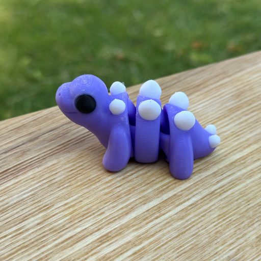 3D Printed Mini Fidget Collectables- Stegosaurus
