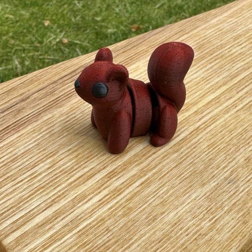 3D Printed Mini Fidget Collectables- Squirrel