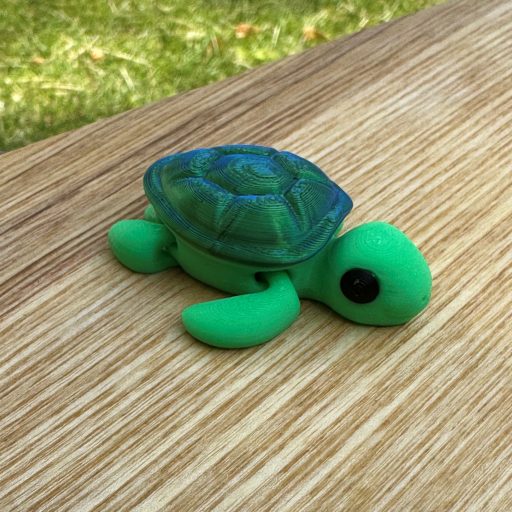 3D Printed Mini Fidget Collectables- Turtle