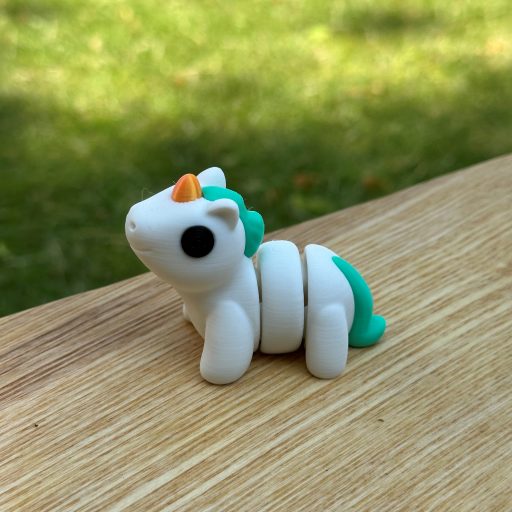 3D Printed Mini Fidget Collectables- Unicorn