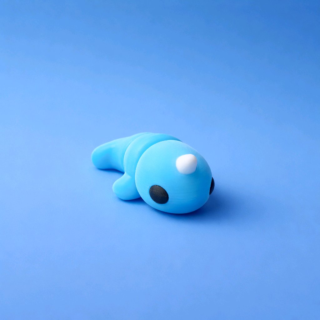 3D Printed Mini Fidget Collectables- Narwhal 3D Printed Mini Fidget Collectables- Narwhal
