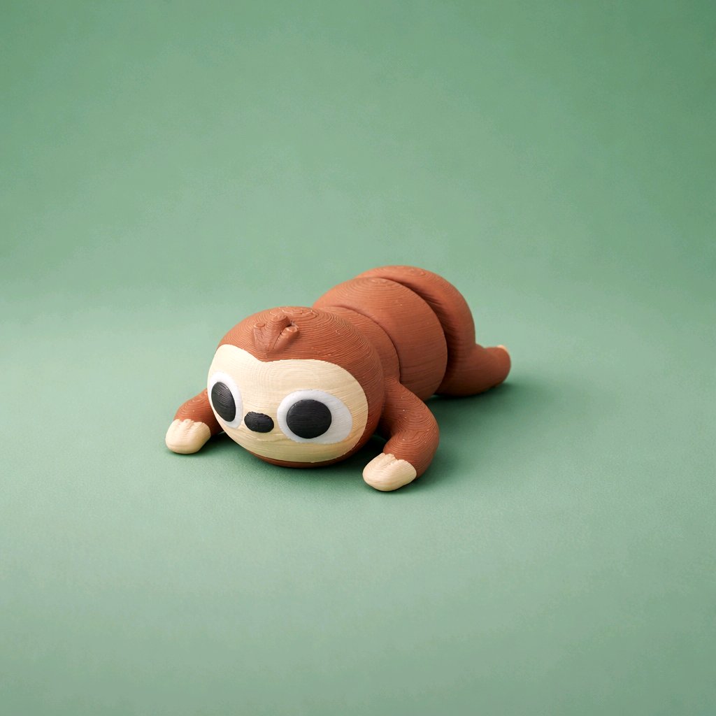 3D Printed Mini Fidget Collectables- Sloth 3D Printed Mini Fidget Collectables- Sloth