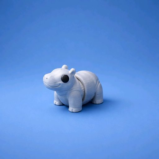3D Printed Mini Fidget Collectables- Hippopotamus