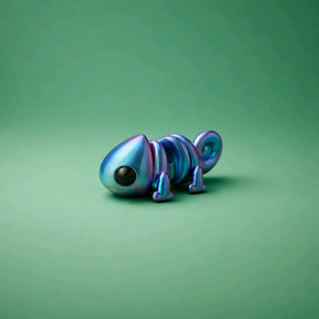 3D Printed Mini Fidget Collectables- Chameleon 3D Printed Mini Fidget Collectables- Chameleon