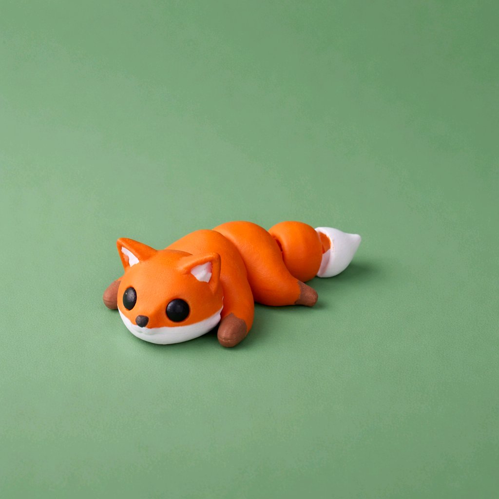 3D Printed Mini Fidget Collectables- Fox 3D Printed Mini Fidget Collectables- Fox