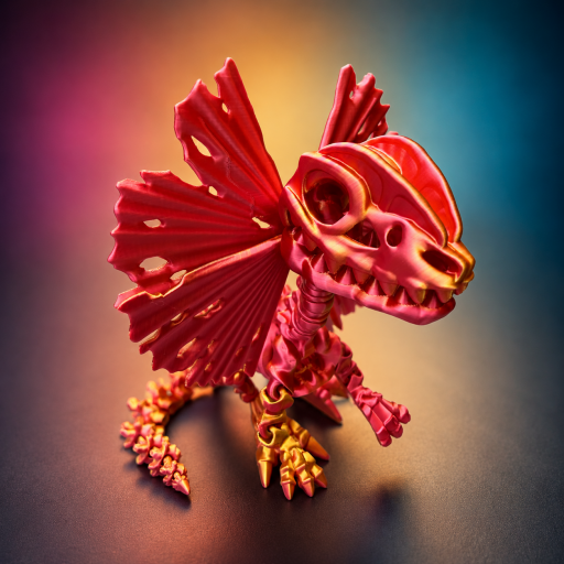 3D Printed Large Dilophosaurus