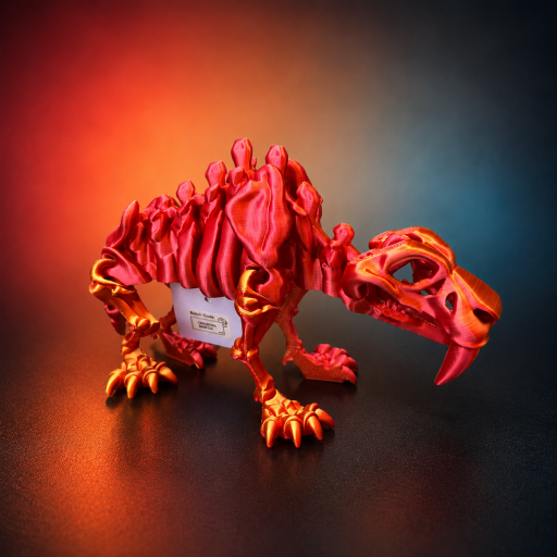 3D Printed Large Sabre Toothed Tiger