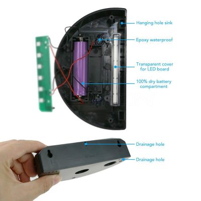 Outdoor LED Base Waterproof Solar Lamp Base RGB Lights SL02 Outdoor LED Base Waterproof Solar Lamp Base RGB Lights SL02 - Image 4