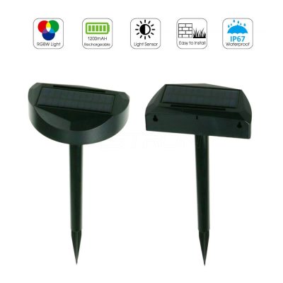 Outdoor LED Base Waterproof Solar Lamp Base RGB Lights SL02